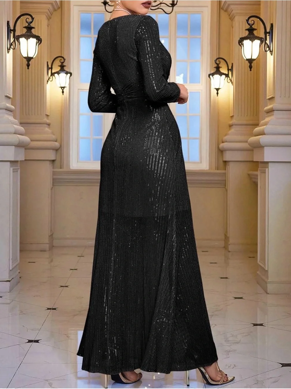 Meilin elegant black